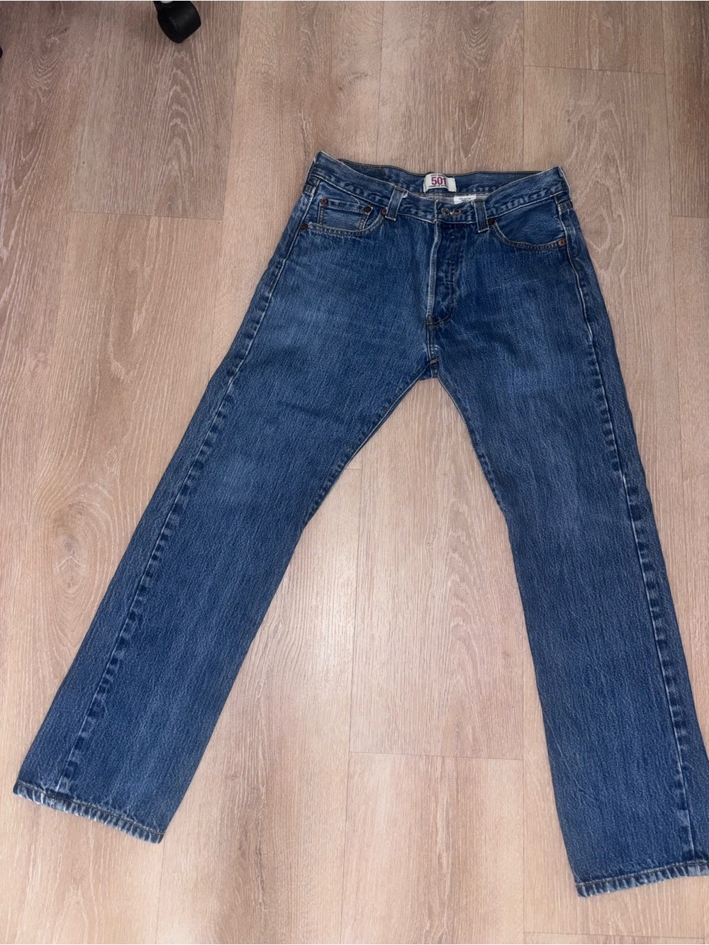 Levi's Women's Relaxed Straight Jeans in Blue Denim